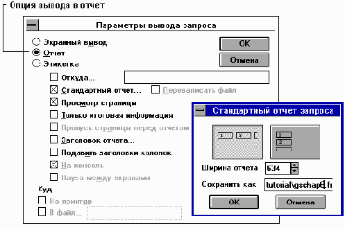 Вид отчета на экране После просмотра...